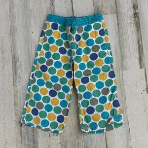 Mini Boden Little Boys Size 7/8 Dot Cotton Jammer Longline Shorts